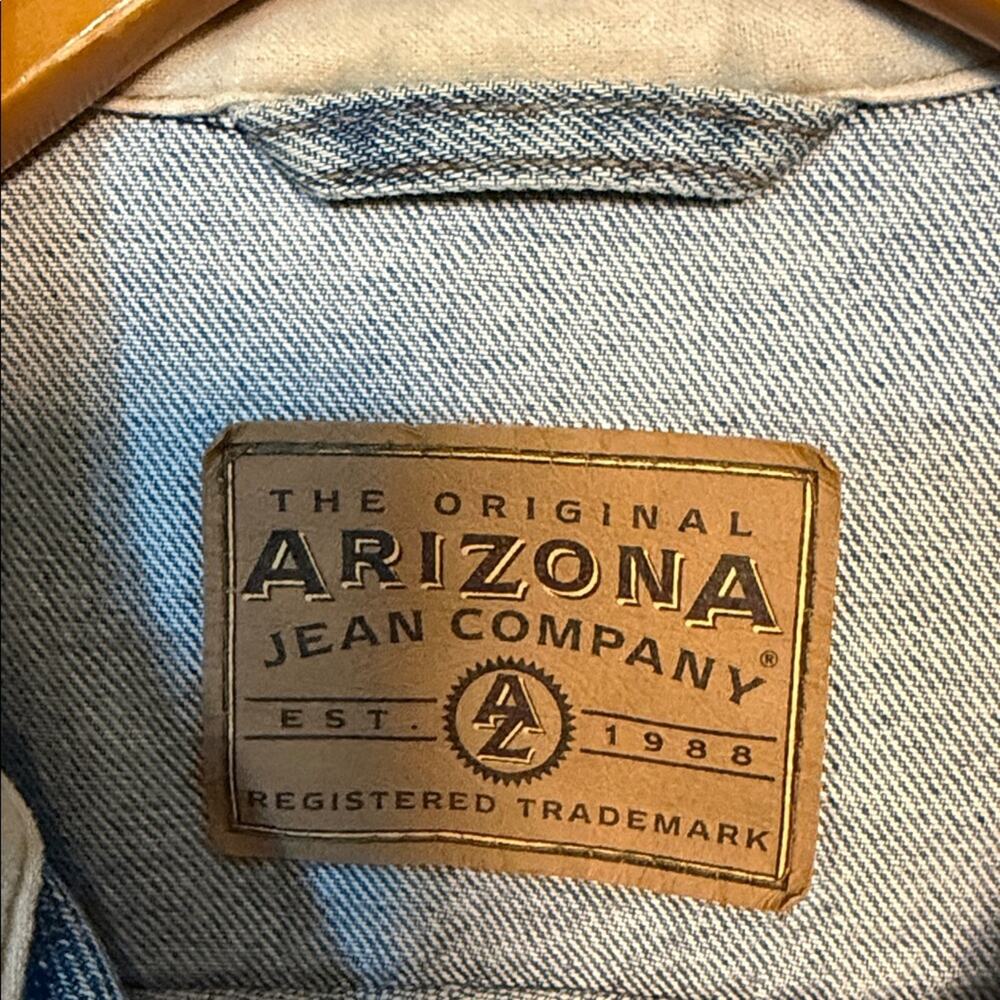 Vintage 90’s Arizona Jean Company Denim Jacket with pockets Med - Picture 2 of 10